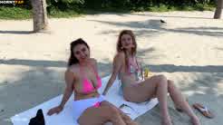 Elly Clutch & Hailey Rose Fucked Two Random Guys In Mexico