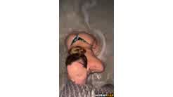 Jada Stevens Nude Beach Strip Tease